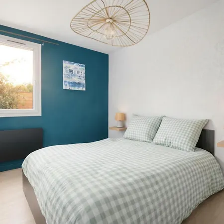 T2 Havre De Paix Avec Bureau & Wifi - Parking Prive - Piscine & Salle Sport Communs 아파트