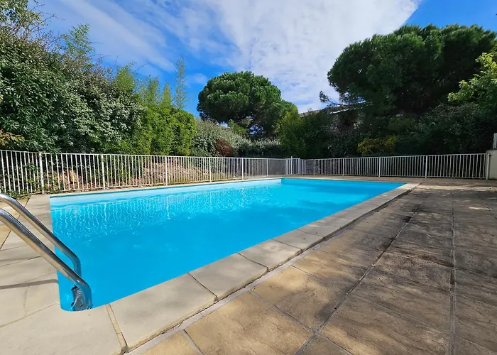 アパート T2 Havre De Paix Avec Bureau & Wifi - Parking Prive - Piscine & Salle Sport Communs *