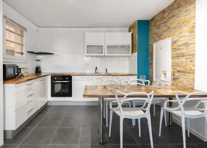 아파트 T2 Havre De Paix Avec Bureau & Wifi - Parking Prive - Piscine & Salle Sport Communs