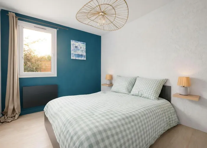 T2 Havre De Paix Avec Bureau & Wifi - Parking Prive - Piscine & Salle Sport Communs 아파트