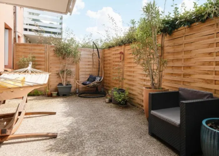 T2 Havre De Paix Avec Bureau & Wifi - Parking Prive - Piscine & Salle Sport Communs 아파트