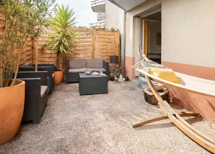 아파트 T2 Havre De Paix Avec Bureau & Wifi - Parking Prive - Piscine & Salle Sport Communs